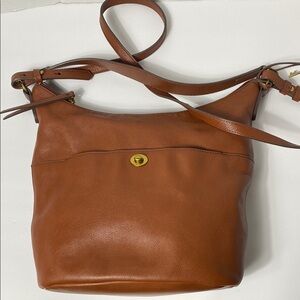 FOSSIL Elegant Brown Leather Shoulder and hand Bag